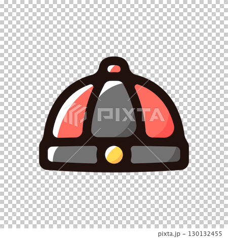 Chinese hat illustration icon (Chinese New Year, Lunar New Year material) 130132455