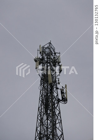 view of blue sky and network towers view of blue sky and network towers 130132765