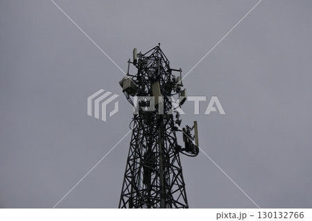 view of blue sky and network towers view of blue sky and network towers 130132766