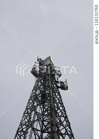view of blue sky and network towers by view of blue sky and network towers by 130132768