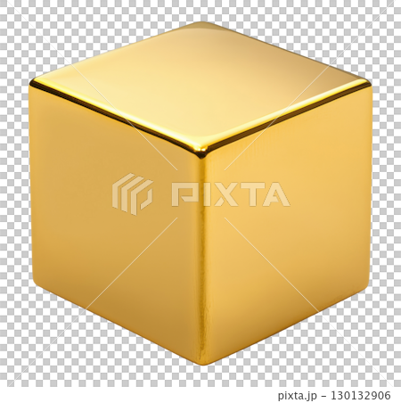 Gold Cube 130132906