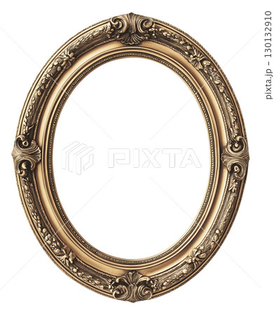 Vintage Oval Gold Frame 130132910