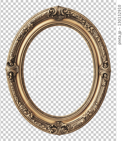 Vintage Oval Gold Frame 130132910