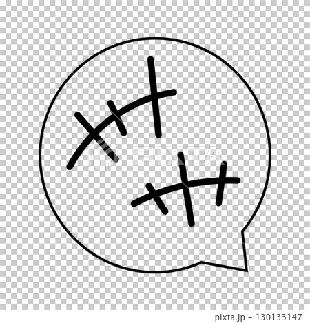 享受、大笑、笑聲、樂趣等。情感言語泡沫標記 130133147