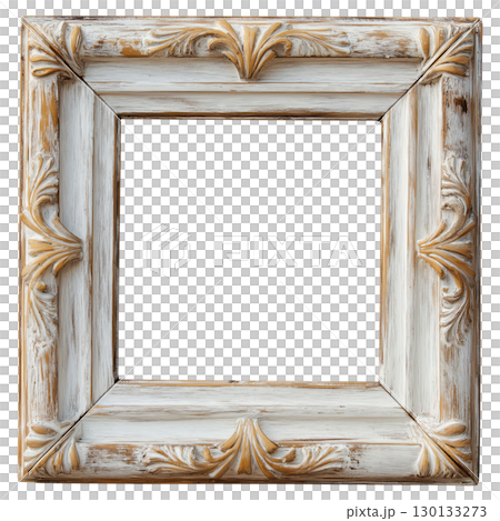 Shabby Chic White Picture Frame 130133273