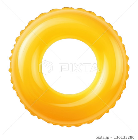 Yellow Inflatable Swimming Ring 130133290