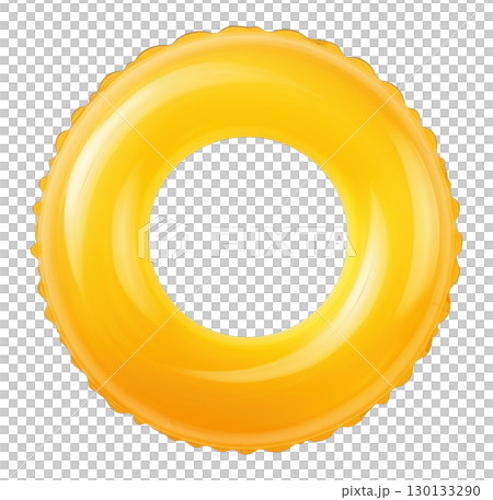 Yellow Inflatable Swimming Ring 130133290