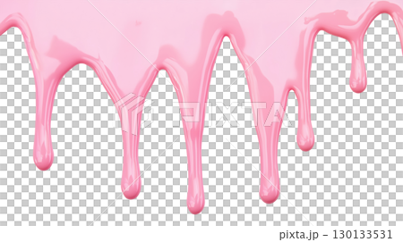 Pink Dripping Paint 130133531