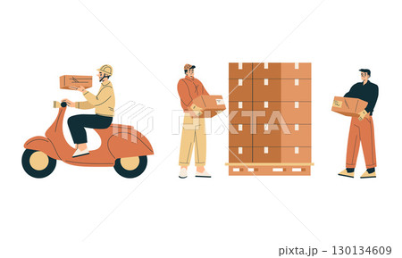 The Efficient Delivery Process in Modern Logistics is crucial for the success of businesses today The Efficient Delivery Process in Modern Logistics is crucial for the success of businesses today 130134609