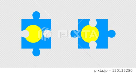 Puzzle Pieces with Palau Flag. Puzzle Pieces with Palau Flag. 130135280