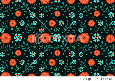 Flower pattern 130135648
