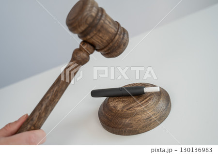 Judge's gavel and electronic cigarette. Tobacco heating system. Judge's gavel and electronic cigarette. Tobacco heating system. 130136983