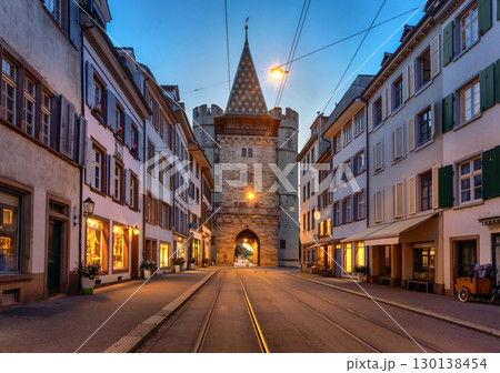 The Spalentor gate in Basel, Switzerland The Spalentor gate in Basel, Switzerland 130138454