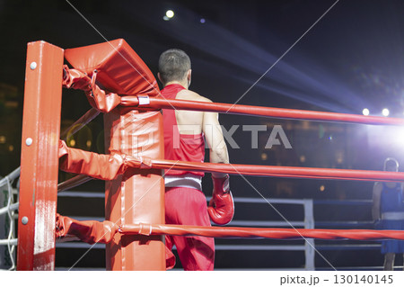 Boxer in the red corner of the ring 130140145