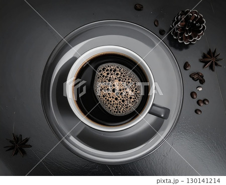 テーブルの上のコーヒー テーブルの上のコーヒー 130141214