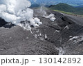新燃岳山頂のドローン画像 130142892