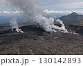 新燃岳山頂のドローン画像 130142893