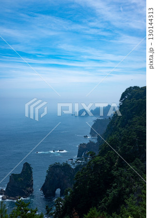 岩手県 三陸復興国定公園 北山崎 風景 岩手県 三陸復興国定公園 北山崎 風景 130144313