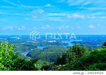 三重県 志摩市 横山展望台からの望む英虞湾 三重県 志摩市 横山展望台からの望む英虞湾 130144524