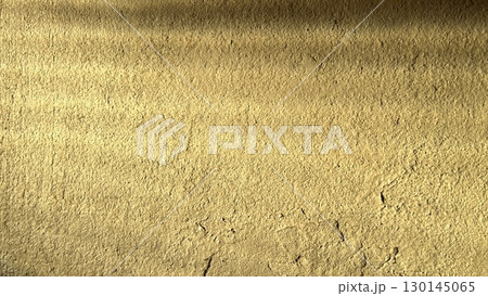 金色の壁、光が当たるテクスチャーのある金色の壁、黄色い壁面バナー、光と影、陰影のあるバックグラウンド 金色の壁、光が当たるテクスチャーのある金色の壁、黄色い壁面バナー、光と影、陰影のあるバックグラウンド 130145065