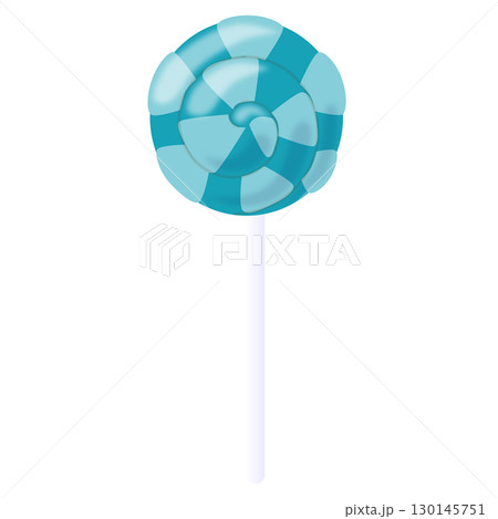 ロリポップキャンディ ターコイズブルーとブルー ロリポップキャンディ ターコイズブルーとブルー 130145751