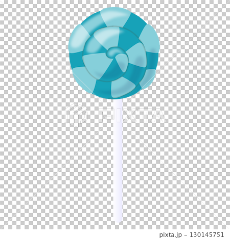 ロリポップキャンディ ターコイズブルーとブルー ロリポップキャンディ ターコイズブルーとブルー 130145751