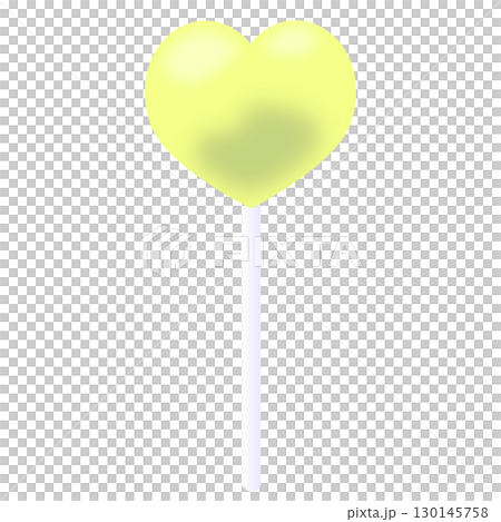 キャンディ　ハート　レモンイエロー 130145758