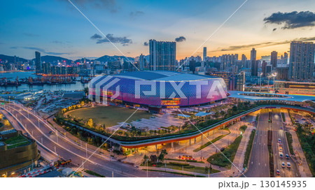 Kai Tak Stadium construction site in Hong Kong Aug 27 2025 130145935