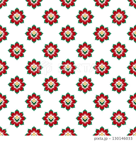 vector seamless pattern of abstract colorful geometric shapes 130146033