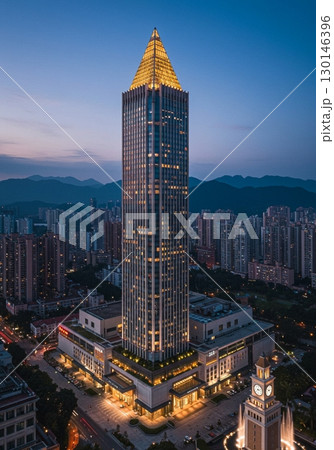 【AI生成】近未来の建築物  130146396