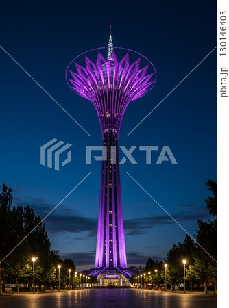 【AI生成】近未来の建築物  130146403