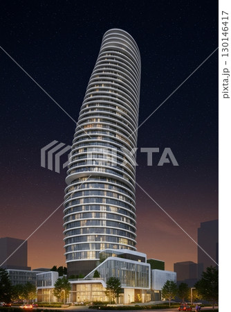 【AI生成】近未来の建築物  130146417