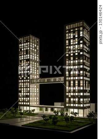 【AI生成】近未来の建築物  130146424