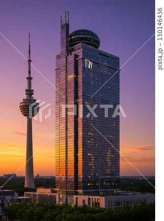 【AI生成】近未来の建築物  130146436