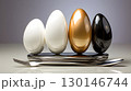 decorative and designer stand and egg rack. art in the food industry 130146744