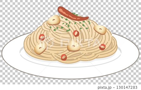 全粒粉パスタのペペロンチーノ 130147283