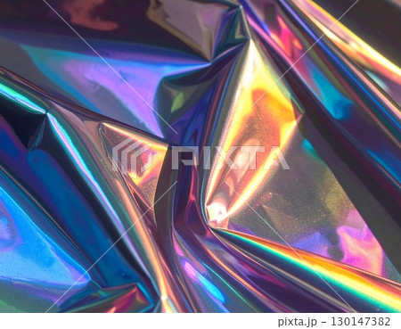 Abstract Holographic Foil Texture with Iridescent Rainbow Color Spectrum and Modern Design Abstract Holographic Foil Texture with Iridescent Rainbow Color Spectrum and Modern Design 130147382