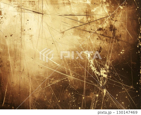 Aged Grunge Texture Background with Brown and Vintage Paper Elements 130147469