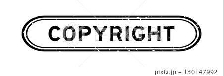Grunge black copyright word rubber seal stamp on white background Grunge black copyright word rubber seal stamp on white background 130147992