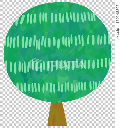 流行樹插畫向量素材 130148805