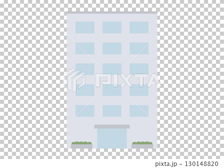 Modern office building vector illustration 130148820