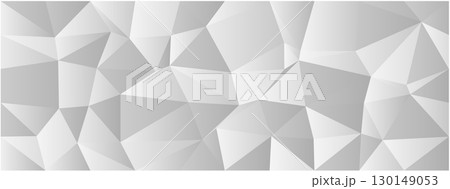 Geometric chaos pattern with abstract triangular shapes in monochrome design for background or wallpaper 130149053