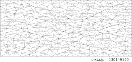Intricate geometric pattern with chaotic triangular lines for modern design concepts and backgrounds 130149199