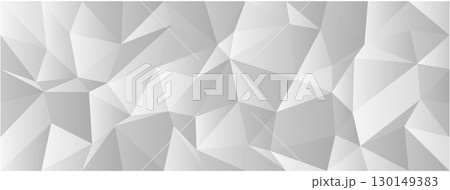 Abstract geometric pattern with triangular shapes in gray tones for modern design backgrounds 130149383