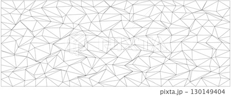 Abstract geometric pattern with chaotic triangles and lines for modern design 130149404