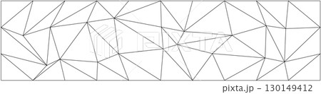 Abstract geometric chaos pattern for modern design projects and backgrounds 130149412