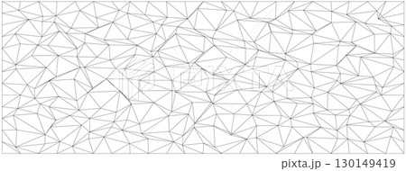 Geometric chaos pattern with abstract lines and triangles for modern artistic design 130149419