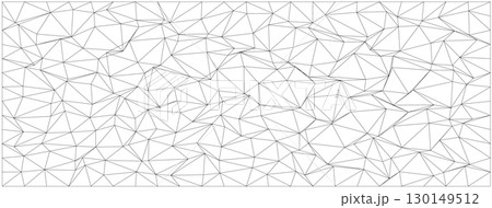 Abstract geometric pattern with intersecting lines creating chaotic shapes for modern design 130149512