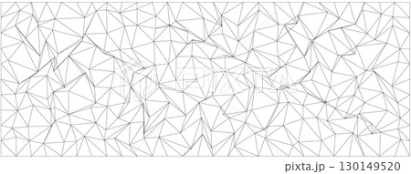 Abstract geometric pattern with interconnected lines and triangles for modern design concepts 130149520