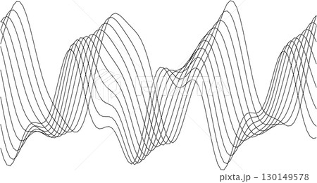 Abstract wave pattern design for decoration and creativity in modern art projects Abstract wave pattern design for decoration and creativity in modern art projects 130149578